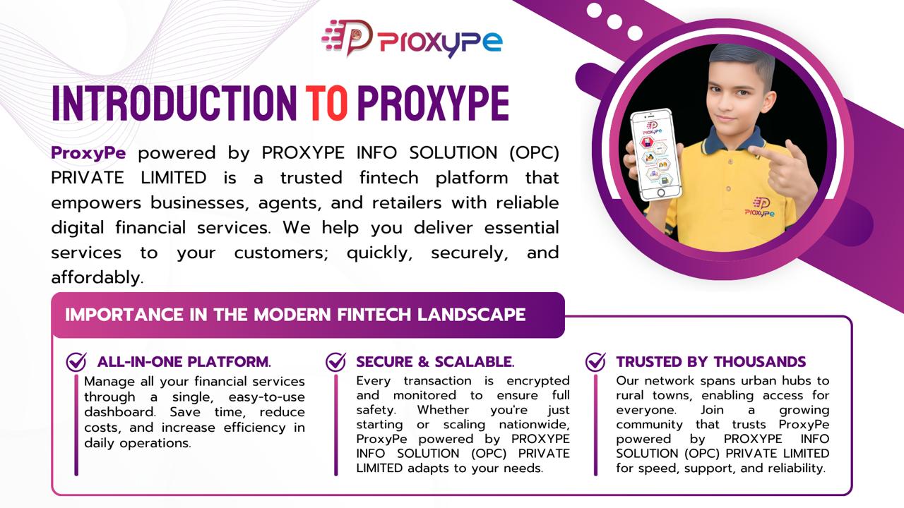 About ProxyPe Info Solution Private Limited